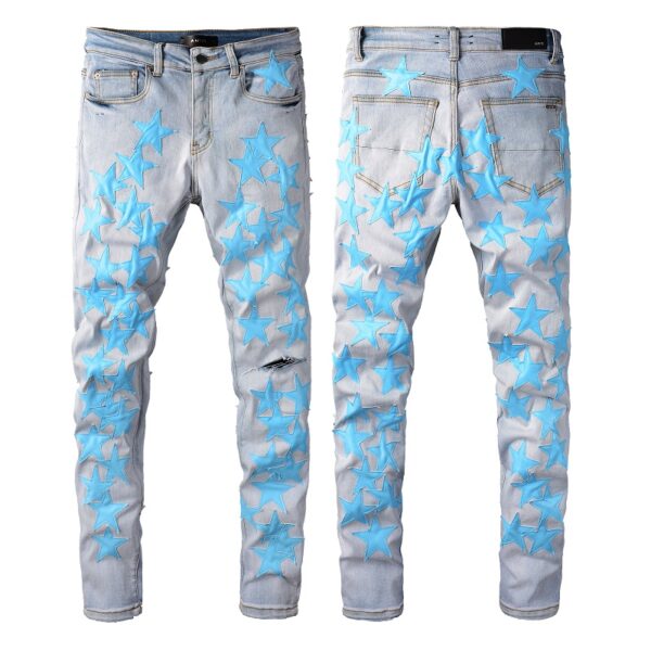 Amiri Blue Star Blue Jeans