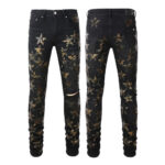 Amiri Camo Star Denim Jeans