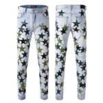 Amiri Green Star Denim Jeans