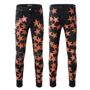 Amiri Orange Star Denim Jeans