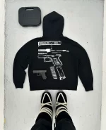 In glock we trust black hoodie