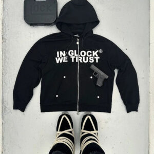 In glock we trust black hoodie