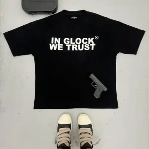 In glock we trust white shirt